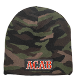 81 Support Beanie „ACAB“ Camouflage - REDANDWHITESTORE